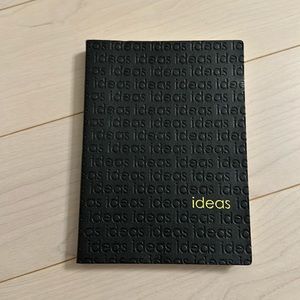 NWOT Journal - embossed lettering “ideas”